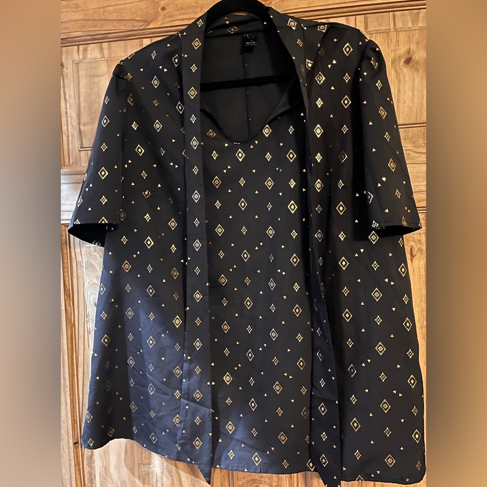 Tribal print top